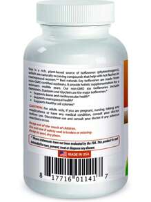 Best Naturals Soy Isoflavones 750 Mg Menopausia 120 Cápsulas - Otros - Ver 3