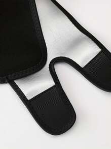 1 Pair Women's Adjustable Sauna Sport Compression Sleeves, Lined With Silver Sauna Coating, Arm Shaper Sleeve Wrap, Body Sculpting - Silver - View 3