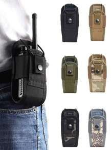 1000D Molle Radio Walkie Talkie Pouch Waist Bag Holder Pocket Portable Interphone Holster Carry Bag For Hunting Camping