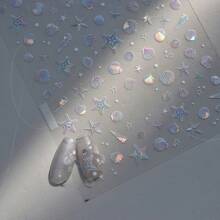 5D Nail Sticker Nail Sticker Shell 5D Manicure Stick Thin Transparent Back Glue Nail Stick Nail Accessories Nebula Jellyfish Thin Nail Decals With Adhesive Day Nails With Dreamy Tulip Nail Ornaments Nail Art Shell Slices, Colorful Asymmetrical 5D Nail Abalone Slices Nail Art Shell Stones Nail Sequins 5D Nail Charms Asymmetrical Seashell Slices Gel Flake Nail Supplies Mermaid Nail Sequins Decorations For Nail Design, Resin Mold Filling