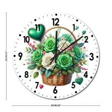 Wedding Rose Flower Basket, Living Room Decor, Bathroom Wall Decor, Wall Art, Gifts For Her - 混合色 - 查看 2