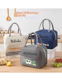 Customizable Large-Capacity, Extra-Thick, Portable Lunch Box Bag For Office Workers