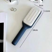 1pc One Click Cleaning Telescopic Massage Comb, Household Anti-Static Comb, Bathroom Supplies