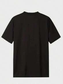 Music Elements Creative Pattern, Monogram Print, Women's Cotton T-Shirt, Simple And Clean, Casual And Comfortable Versatile.