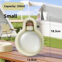 500ml Pet Portable Collapsible Water Cup, Bulb Shaped, Large Capacity Dog Bowl For Outdoor Use - Multicolor - View 8