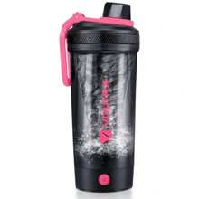 Electric Shaker Bottle, Electric Protein Shaker, Gym Accessories, Workout Equipment, Hydrogen Water Bottle, Handy Gadgets For Men, Protein Shaker Bottle, Blender, Portable Blender, Electric Shaker, Blender,Gifts For Dad,Bf Gifts,Bf - 馬克宏粉紅 - 查看 3