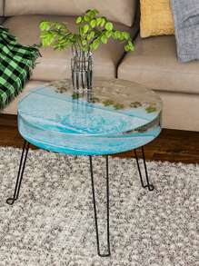 1pc Large Resin Table Mold 14 Inch Round Silicone Epoxy Resin Molds For River Table, DIY Crafts,Cutting Board, Desktop Decoration