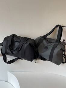 1 件旅行包男士单肩健身包周末包手提包大容量扩展带拉链商务旅行度假医院返校适合青少年夏季休闲户外运动或度假旅行或毕业礼物或生日礼服配饰 - 彩色 - 查看 3