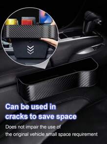 Car Seat Gap Storage Organizer - Large Capacity Design, Easy To Access, Prevent Items From Falling, Simple Installation, Suitable For Most Cars, SUVs And Trucks - Perfect For Driver And Passenger Seats, Easy To Use, Keep The Car Tidy, Car Storage Box Car Seat Gap Armrest Box Storage Box, Car Supplies Good Things Practical Mobile Phone Placement Box