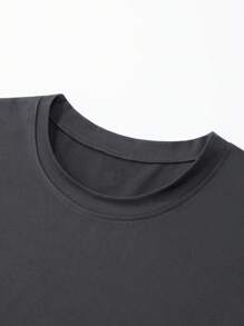 Boys & Teenagers Casual Print Round Neck Short Sleeve T-Shirt, Summer Tops