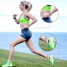 1 Pair Wrist And Ankle Weights, 0.33 Lbs (150g) Each, Wearable Waterproof Training Weight Bracelet, Adjustable Fitness Weights, Resistance Training Band, Football Basketball Baseball Themed Pattern, Silicone Skin-Friendly Material - Multicolor - View 9