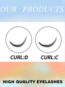 300 Fans Per Box,Thickness 0.05mm,Curl C/D,10D/12D/14D/16D/18D/20D/30D/40D,Sharp Narrow Stem Premade Fans Eyelash Extension,Easy To Carry,Natural & Soft,Party And Travel,Hand-Grafted False Eyelashes