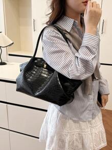 托特包2025新款包包时尚翼包高级感大容量手提包通勤单肩女包