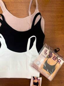 Kit 3 Top Lupo Adulto Feminino Básico Sem Costura e Sem Bojo Advanced Confortável Loba