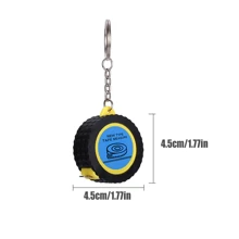 1pc Customizable Mini Pocket Tape Measure, Household Small Tool, Can Measure Up To 1 Meter Length