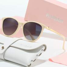 RIVSAR 女士偏光太阳镜，适合户外骑行、钓鱼、驾驶、旅行派对，是夏季海滩度假、户外、旅行的理想礼物之选 - 彩色 - 查看 4