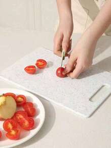 Set de tabla de cortar de mármol, tabla de cortar gruesa, tabla para cortar carne, tabla de preparación de cocina para separar alimentos cocidos/crudos, tabla de cortar de frutas, tabla de cortar de plástico, suministros de cocina