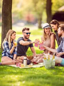 50pcs Popcorn Box Gift Bag With Twist Tie, Popcorn Box Theme Birthday Shower Party Gift Wrapping Supplies, Popcorn Gift Wrapping Supplies Popcorn Gift Bags, Party Favor, Birthday Gift Party Gift, Popcorn Bags Individual Servings, ForFor Home Wedding Party Decoration, Easter Mother's Day, Spring Decorating, Graduation Season - Multicolor - View 6