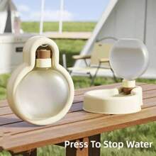 500ml Pet Portable Collapsible Water Cup, Bulb Shaped, Large Capacity Dog Bowl For Outdoor Use - Multicolor - View 2
