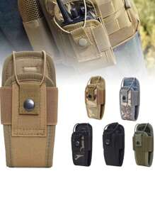 1000D Molle Radio Walkie Talkie Pouch Waist Bag Holder Pocket Portable Interphone Holster Carry Bag For Hunting Camping