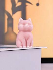 全新可爱迷你 3D 硅胶猫蜡烛模具，DIY 家居装饰配件硅胶模具