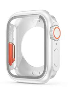 Tempered Glass Screen Protector Cover Compatible With Apple Watch Series 10/9/8/7/6/5/4/SE 42mm 40mm 41mm 44mm 45mm 46mm, 9H Hardness Anti-Scratch Full Coverage, Bubble-Free Installation Case Compatible With Apple Watch