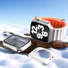 Tempered Glass Screen Protector Cover Compatible With Apple Watch Series 10/9/8/7/6/5/4/SE 42mm 40mm 41mm 44mm 45mm 46mm, 9H Hardness Anti-Scratch Full Coverage, Bubble-Free Installation Case Compatible With Apple Watch