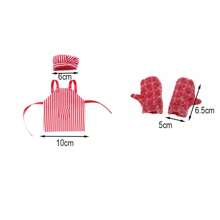 Dollhouse Mini Kitchen Accessories, Baking Tools Model Parts, Mini Hand Mixer, Sweet Box, Egg Tray, Miniature Kitchen Food Toy, Baking Scene BJD Mini Cookies, Bread, Cooking Gloves, Apron