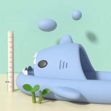 Shark Slippers – Zapatillas Unisex de Dibujos Animados, Pantuflas de Casa y Sandalias de Playa, Suaves y Divertidas - Rosa Roja - Ver 7