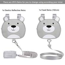 Bebamour Animal Toddler Backpack With Reins Mini Bag With Leash For Children Portable Backpack Rucksack With Harness For Boys And Girls, Orange