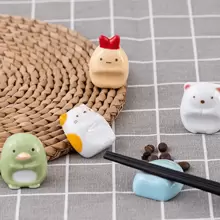 5 Pieces Of Cartoon Animal Chopstick Holders-Desktop Decorations, Home Decorations, Moving Gifts, Holiday Gifts