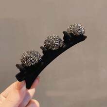 1/2/3 Stück modische luxuriöse Strass-Seitenklemmen, mehrschichtige Cut Out strukturierte Prinzessin Alligator Haarspange, Haarzubehör, Haarstyling-Tools, Schönheitszubehör, Locken Haarzubehör