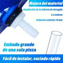 Kit de limpieza para aire acondicionado minisplit, funda para limpieza de aire acondicionado, bolsa impermeable para limpieza de aire acondicionado con drenaje y placa de soporte, juego de limpieza de aire acondicionado de 6 piezas, tetera, cepillo, toalla, funda, pala y agente de limpieza - Unitalla - Ver 5