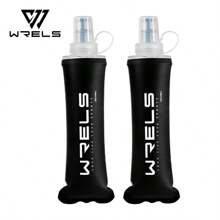 WRELS 1 件 150ml/250ml/500ml 可折叠便携式软水瓶，硅胶吹嘴，轻便，适合骑行、跑步、马拉松、徒步旅行、户外运动 - 彩色 - 查看 13