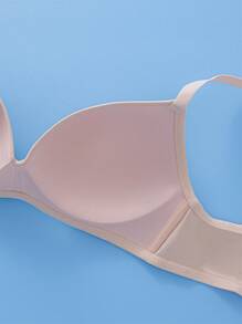 3pcs Women Wireless Lift Bras - Seamless & Comfortable, Soft Breathable Fabric, No Wire & Removable Straps, Solid Color Suitable For Everyday & Occasion Wear, Soft Lingerie, Smooth Texture Bras, Flexible & Fitted Bras