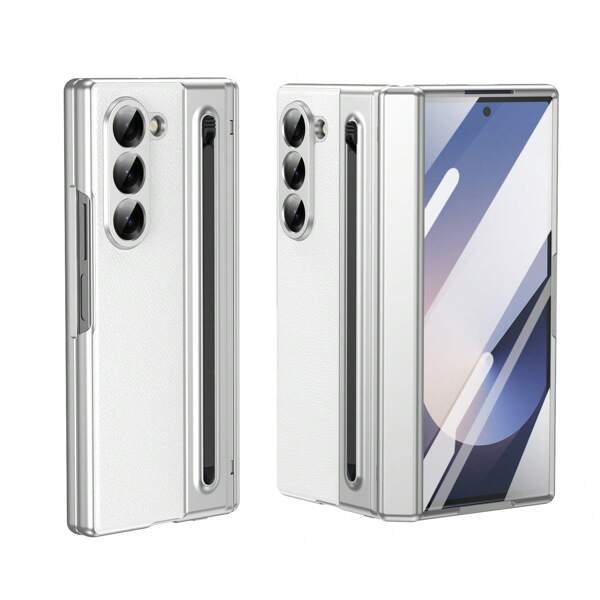 VIETAO Phone Case Compatible With Galaxy Z Fold6 With Built-In S Pen Hinge Protection Screen Protector Ultra-Thin Shockproof Case Compatible With Samsung Z Fold 6 5 4