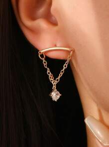 4 piezas Pendientes de cartílago para mujer de plata y oro, pendientes planos para tragus, helix, joyería para perforaciones, hipoalergénicos, pendientes apilables, pendientes de botón de oro para mujeres, pendientes para mujeres, pendientes de espalda plana, pendientes para el segundo orificio para mujeres