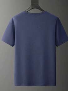 Kit 3 Men's Paris T-Shirt 100% Cotton Unisex Cotton Shirt Blouse New Release - 藍色 - 查看 3