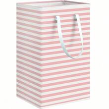 1pc Large Capacity Folding Laundry Basket, Fabric Storage Laundry Bag, Laundry Basket, Fabric Storage Basket, Folding Dirty Clothes Storage Basket, Bathroom And Bedroom Laundry Organization And Storage, Room Decoration, Home Decoration Home Bathroom Decor