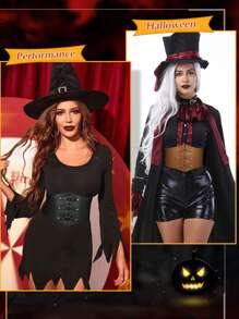 1 Piece Of Tight Corset Waistband, Elastic Waistband, PU Leather Wide Waistband, Slim Waist, Can Protect The Waist, Sexy Chest Cinching Women Corset Belt For Dress,Waist Trainer Waist-Shaping For Waist Slimming And Tummy Control Halloween Costume