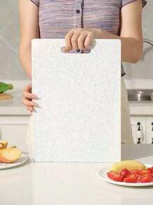 Set de tabla de cortar de mármol, tabla de cortar gruesa, tabla para cortar carne, tabla de preparación de cocina para separar alimentos cocidos/crudos, tabla de cortar de frutas, tabla de cortar de plástico, suministros de cocina