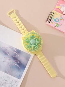 AOYI 带腕带的迷你电池风扇，小型便携式个人风扇，适合海滩配件，手表形旅行风扇，适合儿童男孩女孩室内室外，不含电池 - 彩色 - 查看 12