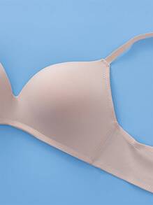 3pcs Women Wireless Lift Bras - Seamless & Comfortable, Soft Breathable Fabric, No Wire & Removable Straps, Solid Color Suitable For Everyday & Occasion Wear, Soft Lingerie, Smooth Texture Bras, Flexible & Fitted Bras