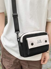 Crossbody Bag Men's Small Body Bag Coin Wallet Messenger Bag Simple Shoulder Bag College Bag Sling Bag - Multicolor - View 7