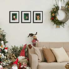 Upsimples 8x10 Picture Frame, Display Pictures 5x7 With Or 8x10 Without, Wall Hanging Photo Frame, Black, 1 Pack