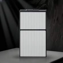 1 pezzo Portasigarette da uomo con coperchio, scatola portasigarette di lusso e personalizzata in metallo con 20 scomparti, con vano portaaccendino, accessori da fumo