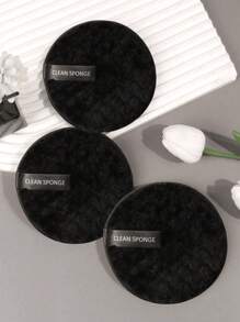 5/1 Reusable Makeup Remover Pads, Facial Sponge, Facial Cleansing Tools, Wet/Dry Powder Puff, Soft Face Towel, Makeup Remover Powder Puff, Cushion Powder Puff, Loose Powder Puff, Makeup Tools, Wet/Dry Powder Puff, Soft Face Towel. Suitable For Daily Facial Cleansing, Exfoliating Masks, And Makeup Removal. Suitable For Home And Travel Use.,Giveaways,Travel,Cheap Stuff,Travel Essential - Black - View 13