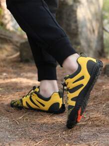 Water Shoes Suitable For Men, Barefoot Sports Shoes For Beach & Water Activities, Quick-Drying Lightweight Summer Fun Shoes - Yellow - View 4