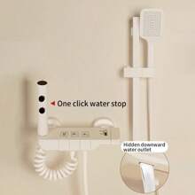 Minimalist Bathroom Shower Head Set With Separate Mixer Valve, Simple Design All-Copper Cold & Hot Water Faucet Home Bathroom Decor Fall Decor