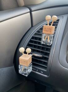 2pcs Car Air Vent Clip Air Freshener Bottle, Small & Cute & Practical Car Decoration